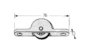 Rodízio 1332 para Armários